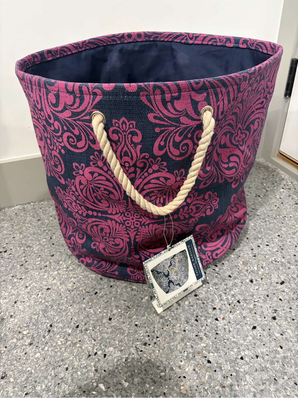 Taylor Madison Designs Decorative Fabric Laundry Basket